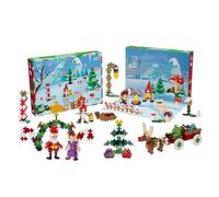 Plus Plus Advent Calendar 2024 Kids - Christmas Building Blocks Toy with 25 Festive Daily Builds, Construction Toys, STEM Play Learning Resources - Girls and Boys Toys Age 5 Plus - Santas World