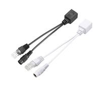NA POE Injector Power Over Ethernet Injector Adapter Black with 5.5 x 2.1 mm DC Connector
