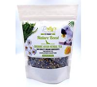 na Polly's Natural Parrot Boutique | Nature Boost - Organic Avian Herbal Tea | Herbs for Parrots (100g) | Suitable for all birds | Parrot Tea | Parrot Food