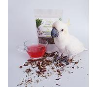 na Polly's Natural Parrot Boutique| Nature Boost - Organic Avian Herbal Tea | Herbs for Parrots (150g) | Suitable for all birds | Parrot food