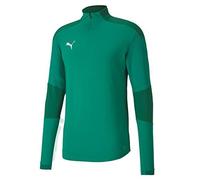 PUMA Final Training 1/4 Zip Top - Pepper / Power Green (Large) BRAND NEW