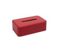 NA Rectangular Tissue Box Cover Leather Remote Control Storage Box Holder Desk Storage Box Container