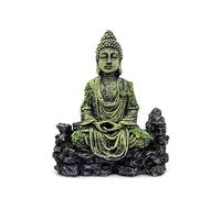 NA Resin Ancient Imitation Buddha Statue Fish Tank Decoration Accessories Aquarium Buddha Statue Decorations for Fish Tank Decor