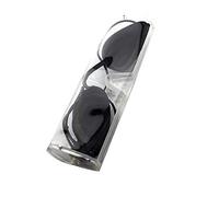 Safety Goggles Eye Patch Eyewear Glasses Safety Tanning Goggles Sunbed Tanning IPL Eye Protection with Portable Box for IPL Beauty Clinic Patient (Black)