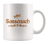 NA Sassenach Outlander White Mug Gift for book lovers, librarians and teachers