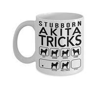 NA Stubborn Akita Tricks - Awesome Dog Fetch Mug - Best Dog Trainer Cup Ever - Funny Coffee Akita Mug - Perfect Idea Gift