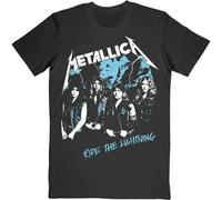Metallica 'Vintage Ride The Lightning' (Black) T-Shirt (Medium)