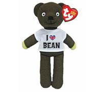 Ty - Beanie Babies - Mr Bean's Teddy in T-Shirt Beanie PlushFREE UK SHIPPING