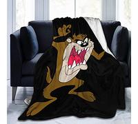 NA Ultra Soft Micro Fleece Blanket Loon-ey Tunes Tasmanian Devil Taz Flannel Light Weight Warm Bed Blanket