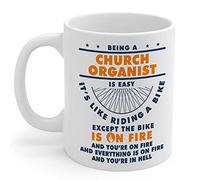 NA Unique Gifts Christmas Mug for Her Church Organist Mug Cup Gift Birthday Gifts Inspirational Mug Awesome Coffee Mug 11oz