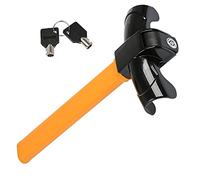 NA Universal Steering Wheel Lock Heavy-duty Secrity Anti Theft Lock for Cars Vans, T-Bar Steering Wheel Immobiliser | Deter Thieves and Secure Your Car