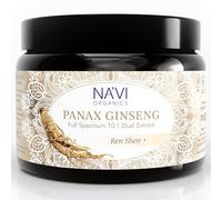 Na’vi Organics Panax Ginseng Powder 250g | Wild-Harvested Full-Spectrum 10:1 Panax Ginseng Root Extract for Adults | Supports Energy, Endurance, Mental Clarity & Focus