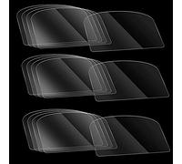 NA Woohome 50 PCS Transparent Cake Cream Scraper Plastic Cake Scraper Decorating Clear Icing Comb Contour Decorating Set for Bread Pastry Cake Decorating Supplies DIY Kitchen Bakery Baking Tool