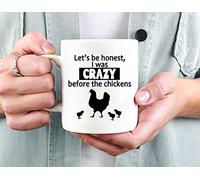 NA Yellow Ceramic 11oz Standard Coffee Mug - Funny Chicken Lady Gift for Mom or Friend