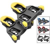 NAACOO Bike Cleats -Compatible with Shimano SPD-SL Pedals/SM-SH10 SH11 SH12 Cleats, Indoor Outdoor Peleton Spin Cycling Pedals Shoes Cleat & Road Bicycle Clips