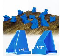 Flooring Spacers, (20 Pack) Laminate Wood Flooring Tools - 1/2'' Gap & 1/4'' Gap, Compatible Install Any Laminate Flooring, Vinyl Plank, Engineered Hardwood, Bamboo, LVT, Subfloor Panels.
