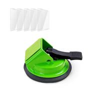 NAACOO Heavy Duty Floor Gap Fixer Tool, 45°Striking Surface Floor Gap Repair Tool, Made of Iron & Enhanced Suction Cup. with 5pcs Sticky Pads for Fixer Laminate/Vinyl Flooring Tools.