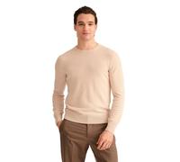 NAADAM Men's The Original Cashmere Crewneck Jumper Sweater, Linen, XL