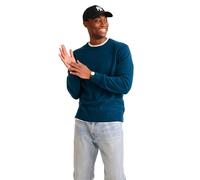 NAADAM Men's The Original Cashmere Crewneck Sweater, Peacock Blue, Medium