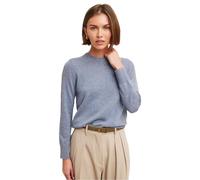 NAADAM Women's The Original Cashmere Crewneck Sweater Pullover, Medium Blue, XS
