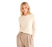 NAADAM Women's The Original Cashmere Crewneck Sweater, White, XXL