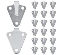 Naapesi 20PCS 3-Hole Tarpaulin Hooks, trailer hooks, Tarpaulin attachment, Net Hooks Fixing Hooks Guy Hooks Lashing Eye 50 x 40 mm, trailer net mounting hooks Tarpaulins Load Securing