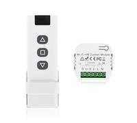 Naapesi Wireless Roller Shutter Control Retrofit Set - Roller Shutter Motor Control from Receiver Module + RF Remote Control, Up to 100 m Range, Wireless Switch for Blinds, Awnings, Roller Shutters