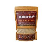 NAARIO 9-in-1 Flour Mix | Ultra Low Carb Atta | High Protein Flour | No Wheat Flour | Gluten Free | Immunity Boosting | Brainfood | Good for Heart, 250 gm