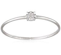 Naava Women White Diamond Engagement Ring - Size O PR12847W-O