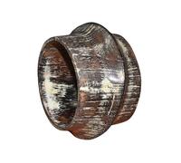 NAAZ WOOD ARTS Artisan Crafted Wooden Antique Bangle - Handmade with Detailed Cutting for a Timeless Look.Handmade Wooden Antique Bangle with Intricate Cutting Design - Unique Artisan Jewelry., M