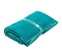 Nabaiji Green Microfibre Travel Bath Towel, 80 x 130 cm, Quick-Drying, Ultra Light, Super Absorbent