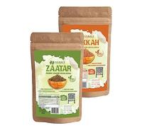 NABALI FAIRKOST Spice Mixture Zaatar & Dukkah According Ottolenghi I Each 50 g - 100 % Natural Aromatic Traditional Fresh Oriental I Preservative-Free I Vegan (100 g)