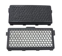 Nabatee SF-HA50 HEPA AirClean Filter Compatible with Miele Compact C1 C2 C3, S4000-S8000 Series - Active Charcoal Cassette Filter Replacement for Vacuum Cleaner - Remove Dust & Odors