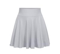 Nabawa Flowy Skirt for Women Tennis Skirt with Pocket Shorts Basic Versatile Stretchy Skorts Cute Mini Pleated Skirts,Grey,L