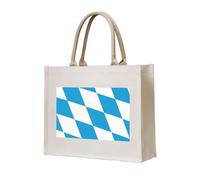 NABEAR Bavarian Flag Canvas Carrying Tote Bag â€“ Eco-Friendly Reusable Shopping Bag,Shoulder Bag For Women