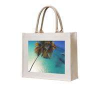 NABEAR Beach Coconut Sunshine Canvas Carrying Tote Bag - Eco-Friendly Reusable Shopping Bag,Shoulder Bag For Women