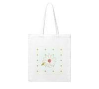 NABEAR Camellia In Bloom Canvas Shopping Bag-Reusable,Eco-Friendly With Printed Shoulder Bag Tote Bag For Women