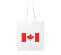 NABEAR Canadian Flag Canvas Shopping Bag-Reusable,And Eco-Friendly With Printed Shoulder Bag Tote Bag For Women