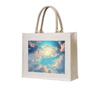 NABEAR Cloudy Sky Canvas Carrying Tote Bag â€“ Eco-Friendly Reusable Shopping Bag,Shoulder Bag For Women