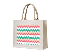 NABEAR Colour Curve Ripple Chart Canvas Carrying Tote Bag – Eco-Friendly Reusable Shopping Bag,Shoulder Bag For Women