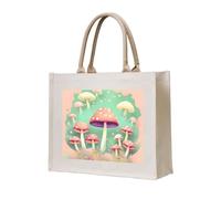 NABEAR Dream Mushroom Canvas Carrying Tote Bag â€“ Eco-Friendly Reusable Shopping Bag,Shoulder Bag For Women