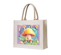 NABEAR Fantasy Dream Mushroom Canvas Carrying Tote Bag â€“ Eco-Friendly Reusable Shopping Bag,Shoulder Bag For Women