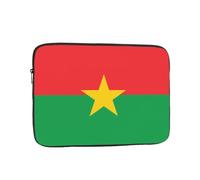 Nabear Flag of Burkina Faso Premium Laptop Case-Shockproof & Portable Notebook Inner Bag, 10" 12" 13" 15" 17"