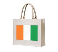 NABEAR Flag Of Ivory Coast Canvas Carrying Tote Bag â€“ Eco-Friendly Reusable Shopping Bag,Shoulder Bag For Women