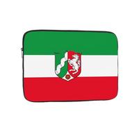 Nabear Flag of North Rhine-Westphalia Premium Laptop Case-Shockproof & Portable Notebook Inner Bag, 10" 12" 13" 15" 17"