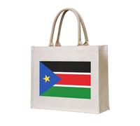 NABEAR Flag Of South Sudan Canvas Carrying Tote Bag â€“ Eco-Friendly Reusable Shopping Bag,Shoulder Bag For Women