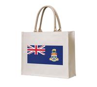 NABEAR Flag Of The Cayman Islands Canvas Carrying Tote Bag – Eco-Friendly Reusable Shopping Bag,Shoulder Bag For Women