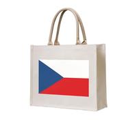 NABEAR Flag Of The Czech Republic Canvas Carrying Tote Bag â€“ Eco-Friendly Reusable Shopping Bag,Shoulder Bag For Women