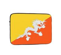 Nabear Flag of The Kingdom of Bhutan Premium Laptop Case-Shockproof & Portable Notebook Inner Bag, 10" 12" 13" 15" 17"