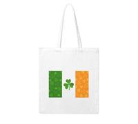 NABEAR Irish Flag Canvas Shopping Bag-Reusable,Eco-Friendly With Printed Shoulder Bag Tote Bag For Women